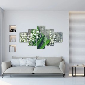 Obraz konwalii (125x70 cm)