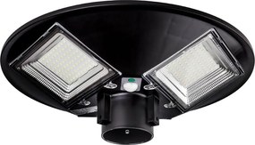 Solarna lampa uliczna LED z czujnikiem LED/15W/6V 6500K IP65 czarna + pilot