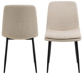 Kremowe krzesło Becca – Actona