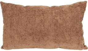 Poduszka Chenille Warm Brown, 30 x 50 cm
