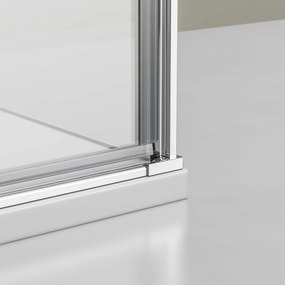 Ścianka prysznicowa narożna EX416S100 x 100 x 195 cm - Nano - 6 mm - Prawdziwe szkło