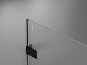 Mexen Lunar-F drzwi prysznicowe składane prawe 95 cm, transparent, czarne - 836-095-000-70-00-P