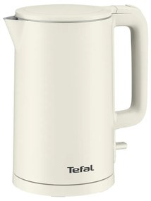 Kremowy czajnik elektryczny 1,5 l Thermo Protect KO140AE0 – Tefal