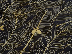 PrzytulneMieszkanie.pl PrzytulneMieszkanie.pl Pościel z mikrowłókna VISATA czarna Rozmiar pościeli: 70 x 80 cm | 140 x 200 cm