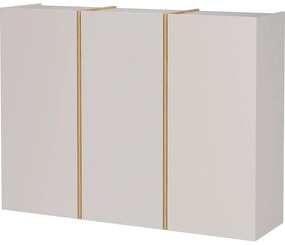 Kremowo-naturalny zestaw do przedpokoju 168x200x37 cm Libbiano – Germania