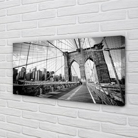 Zdjęcie na płótnie Most na Tle Wieżowców