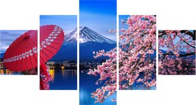 Obraz - Widok na szczyt, Japonia (125x70 cm)