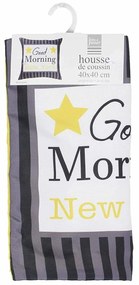 Poszewka na poduszkę z nadrukiem MORNING, 40 x 40 cm