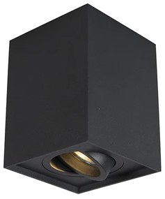 Inteligentny reflektor czarny regulowany z WiFi GU10 - Quadro Up Nowoczesny Oswietlenie wewnetrzne