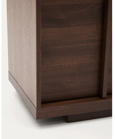 Brązowa komoda w dekorze orzecha 200x80x45 cm Onix – Kave Home