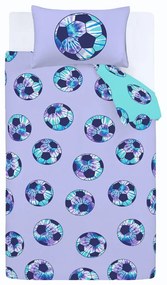 Pościel dziecięca jednoosobowa 135x200 cm Tie Dye Football – Catherine Lansfield