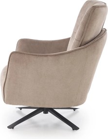 Obrotowy fotel do salonu Scampi Halmar