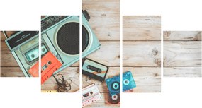 Obraz - Radio retro (125x70 cm)