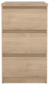 Komoda w dekorze dębu w naturalnym kolorze 40x70x50 cm Naia – Tvilum