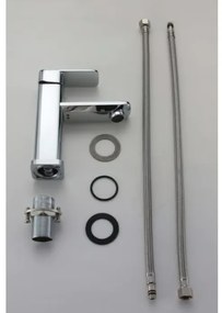 Bateria umywalkowa do łazienki 1233W kolorze chromu