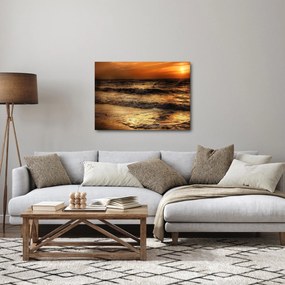Obraz - Fale na wybrzeżu (70x50 cm)