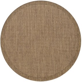 Dywan uniwersalny Giza brązowy 200 cm x 200 cm koło