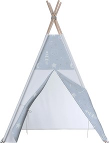 Tipi kolor niebieski tkanina wzorzysta