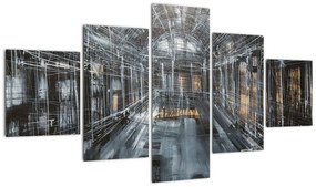 Obraz wnętrza starego budynku (125x70 cm)