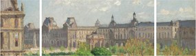 Obraz - Camille Pissarro, Place du Carrousel, Paris, reprodukcje (170x50 cm)