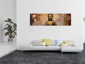 Obraz - Budda, malarstwo (170x50 cm)