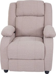 Fotel telewizyjny Glasgow,  kremowo-szary