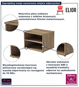 Modułowa szafka pod łóżko dąb artisan B1-F92