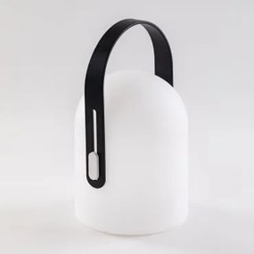 Bezprzewodowa Lampa Stołowa Led Z Polietylenu Dalmira Czarna - Sklum