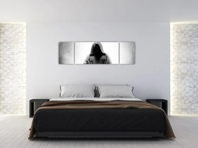 Obraz - Mnich w klasztorze (170x50 cm)
