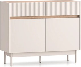 Komoda DUMI 06 2D2S 104 kaszmirowa/dąb cremona ML MEBLE