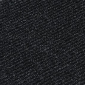 Trwała mata wejściowa z PVC 1+1 GRATIS, dywanowa, 90 x150 cm, czarna