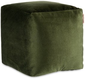 Pufa obita aksamitem, 30 x 30 cm