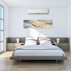 Obraz - Niebiańskie Meduzy (170x50 cm)
