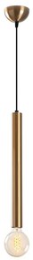 Lampa wisząca w kolorze złota z metalowym kloszem ø 4 cm Tempo – Opviq lights