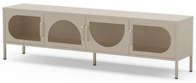 Kremowa szafka pod TV 180x50 cm Tayra – Marckeric