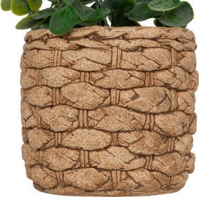 Sztuczny eukaliptus JAYE w ceramicznej doniczce, wys. 27 cm
