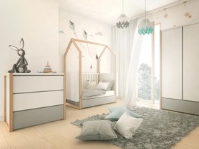 2-drzwiowa szafa do pokoju dziecięcego Pinette