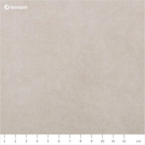 Beżowe tapicerowane łóżko dwuosobowe ze schowkiem i stelażem 180x200 cm Lizzano – Meise Möbel