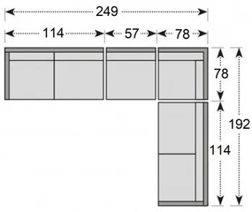 EXPERT LOUNGE - aluminiowy zestaw ogrodowy 3+1+1