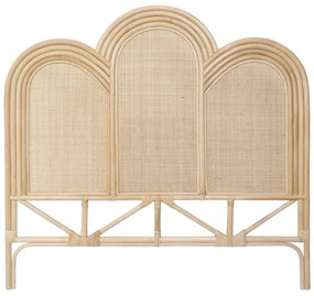 Zagłówek do łóżka 140 cm - Rattan - Naturalny - JAKOBIA