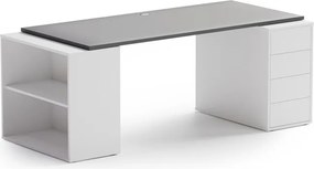 Samodzielny blat BLOCK, 1600 x 800 x 25 mm, grafitowy