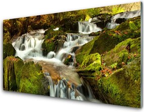 Panel Szklany Kaskada Nad Górską Przepaścią