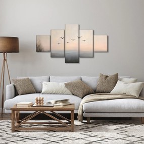 Obraz - Stado ptaków (125x70 cm)