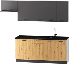 Komplet mebli kuchennych 1,8 x 2,4 m H2-G69