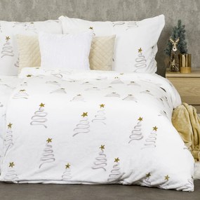 4Home Pościel mikroflanela Christmas tree, 140 x 220 cm, 70 x 90 cm, 140 x 220 cm, 70 x 90 cm