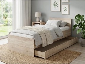 Pojemnik do przechowywania pod łóżko ELISA 200 cm, dąb sonoma