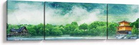 Obraz - Wymarzony krajobraz (170x50 cm)