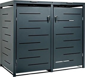 STILISTA pojemnik na 2 kosze , 132 x 80 x 116 cm, antracyt