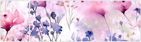 Obraz - Akwarelowa łąka (170x50 cm)