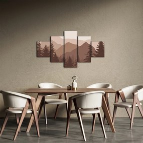 Obraz - Góry Brunatne N⁰2 (125x70 cm)